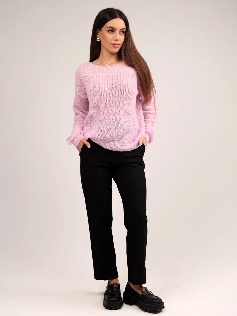 джемпер Вэнди Паутинка - розовый