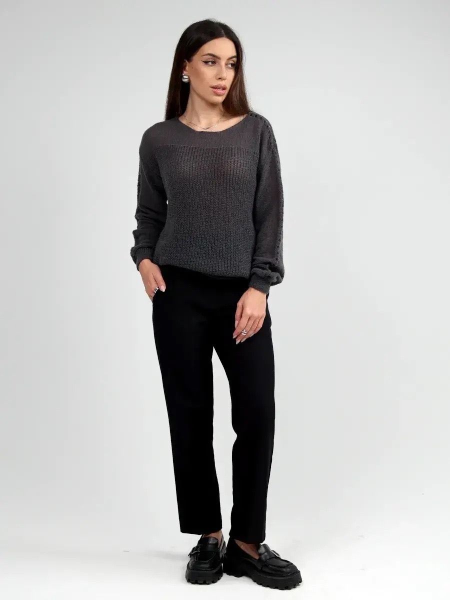 джемпер Вэнди Паутинка - серый