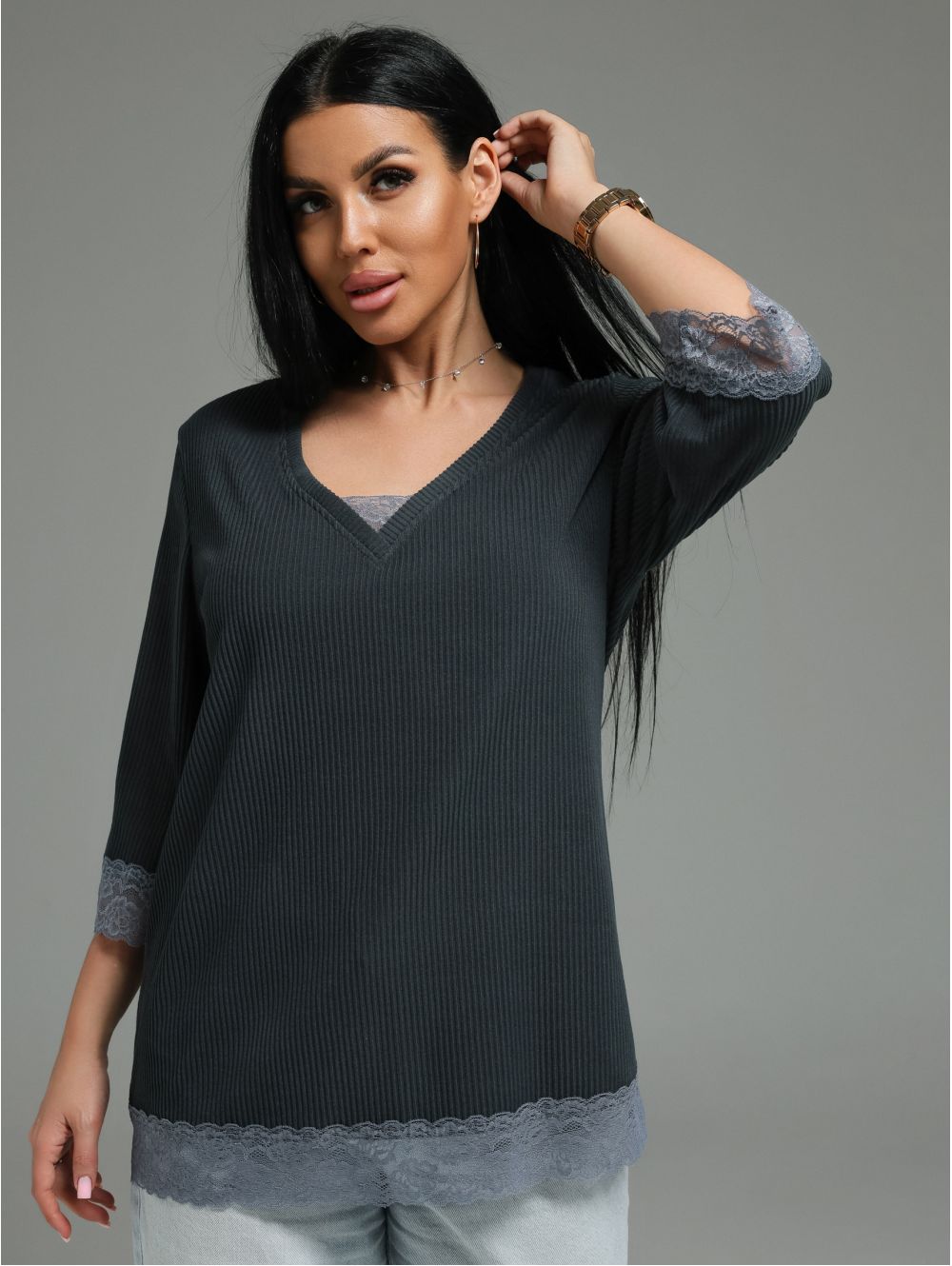 Богемия футболка женская (графит)