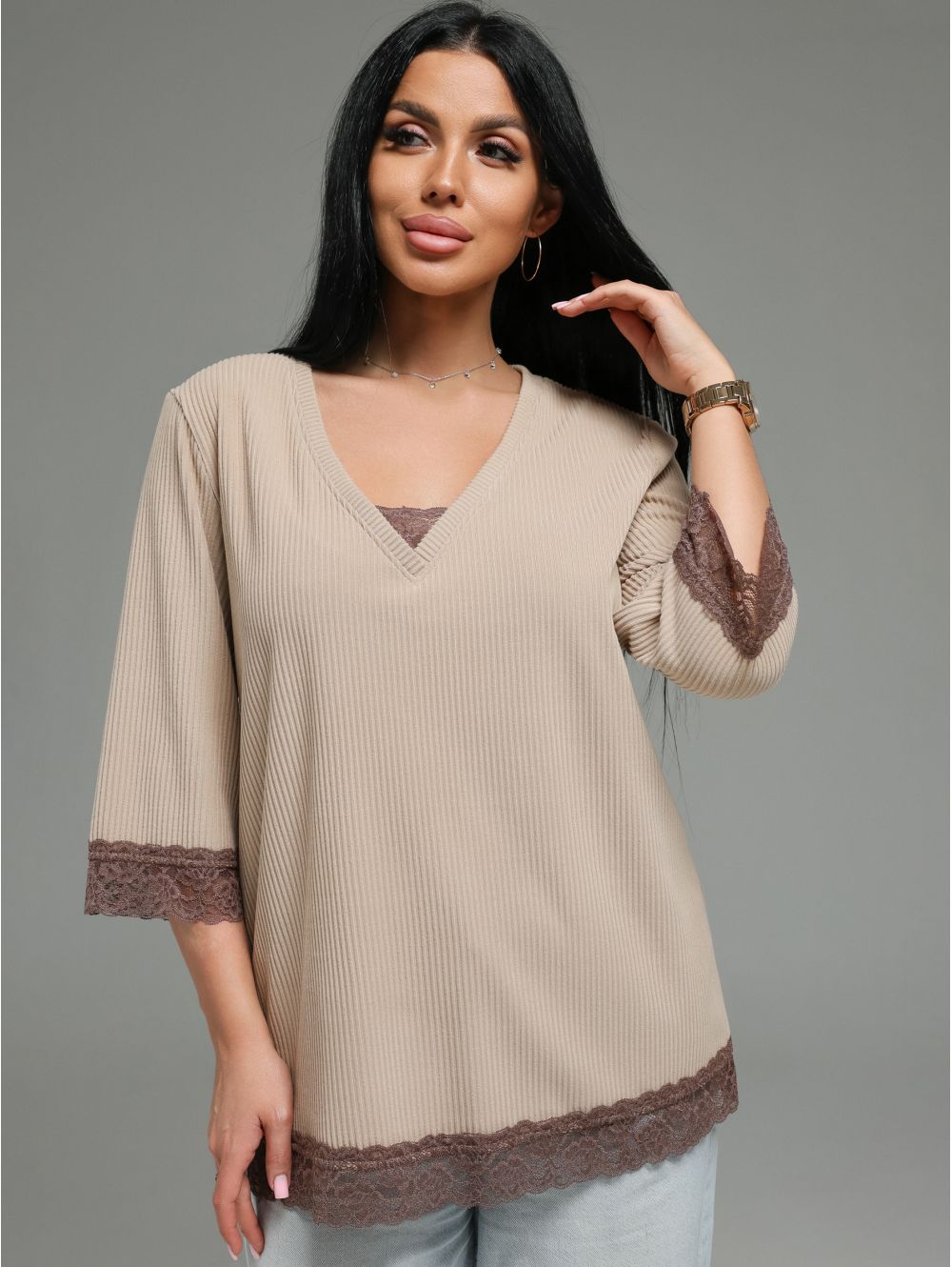 Богемия футболка женская (бежевый)