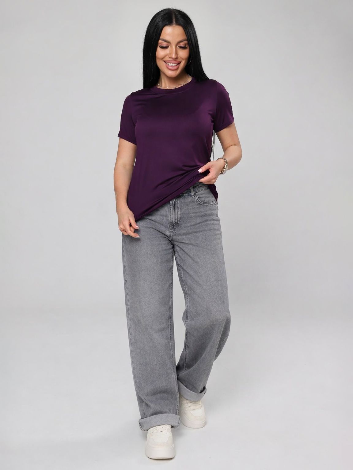 Джовита - футболка баклажан