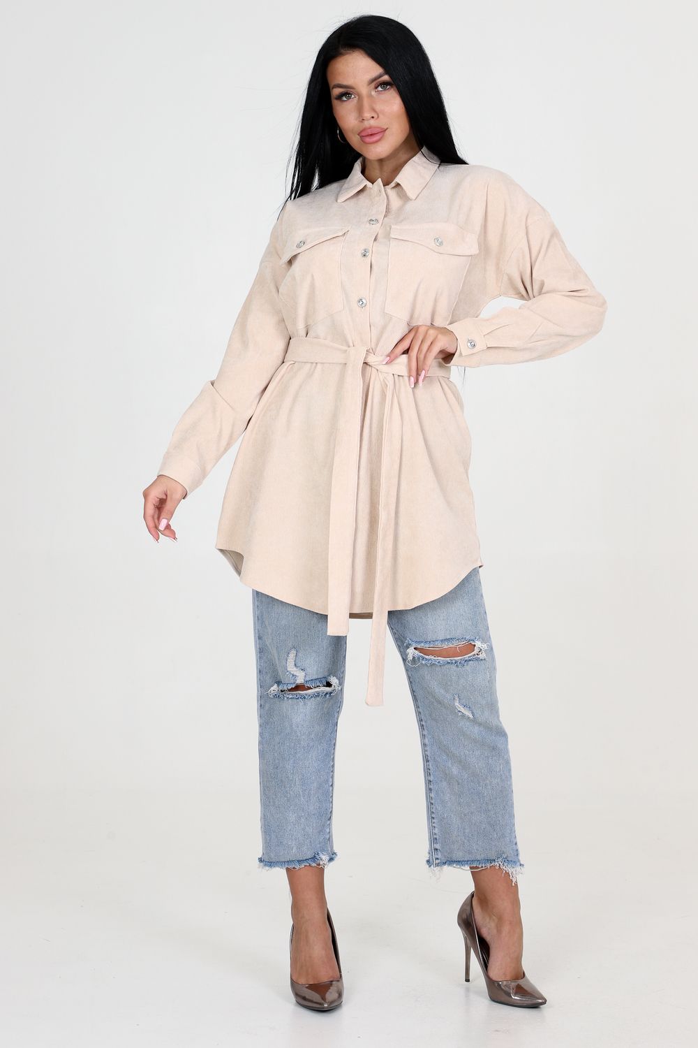 Туника 31770 - бежевый