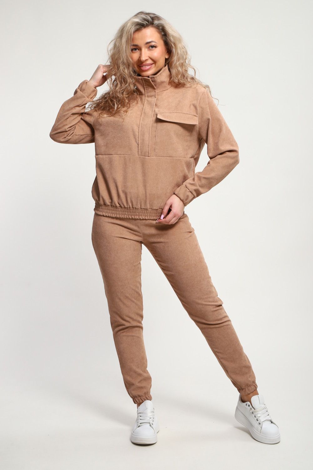 Костюм 35279 - бежевый