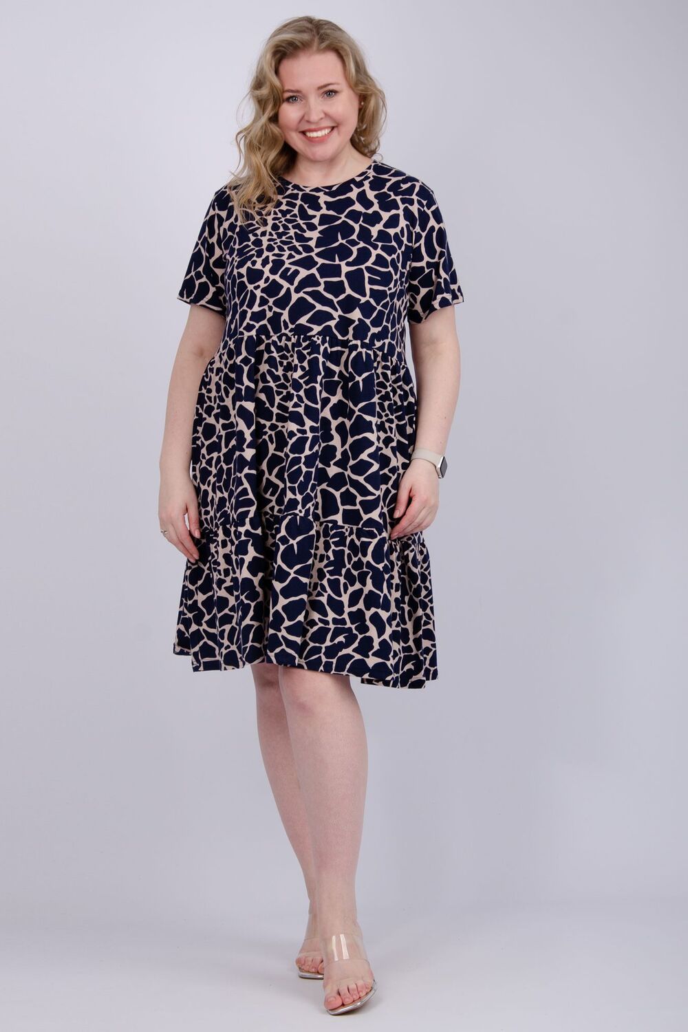 Касадея платье женское - темно-синий