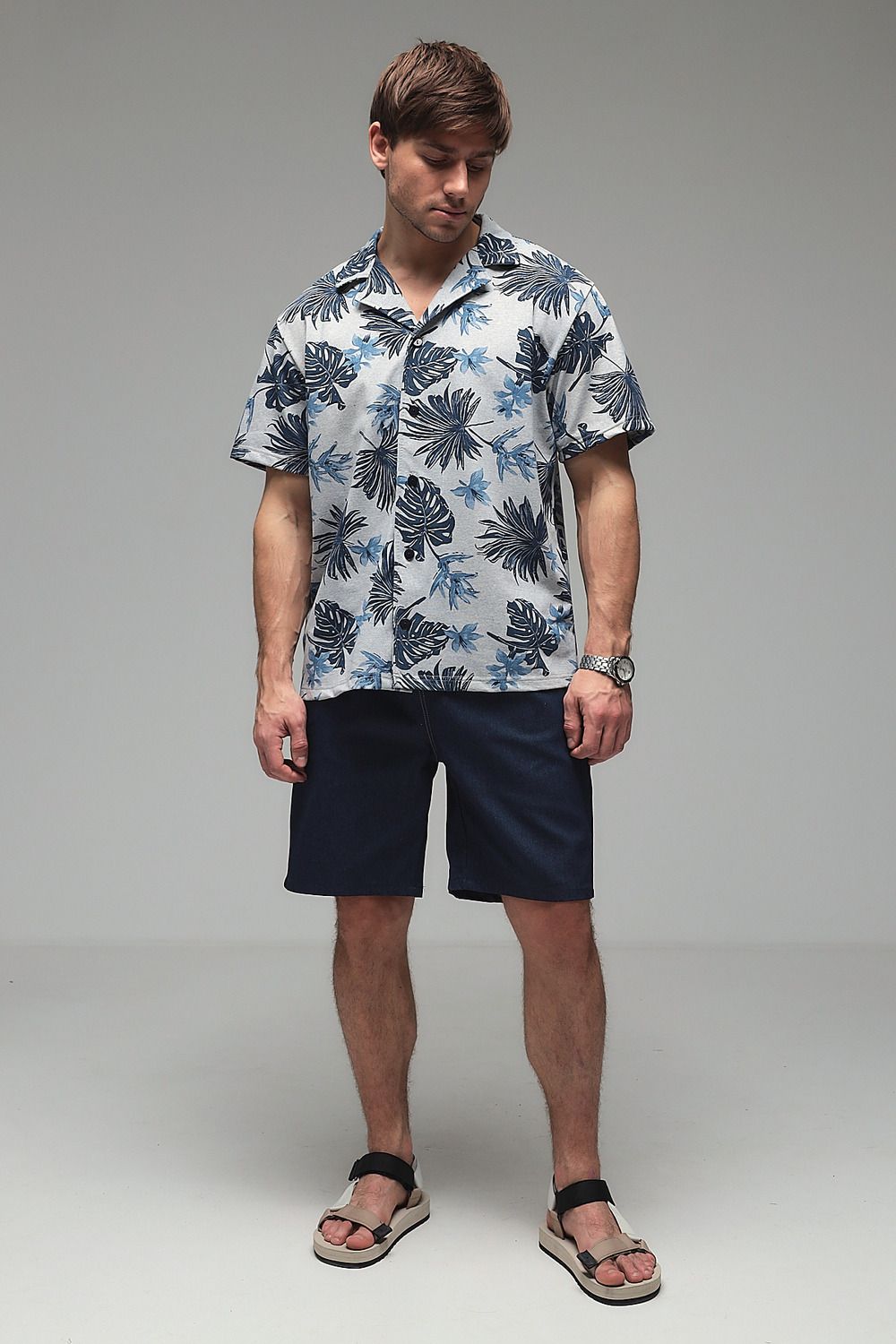 Костюм мужской Нейтон - темно-синий+серый