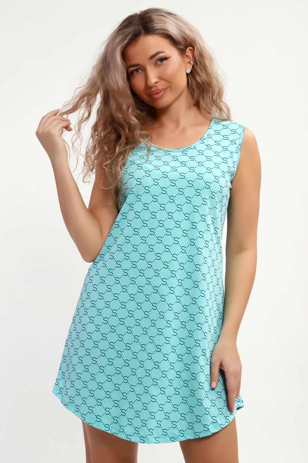 Сорочка 30146 - ментол