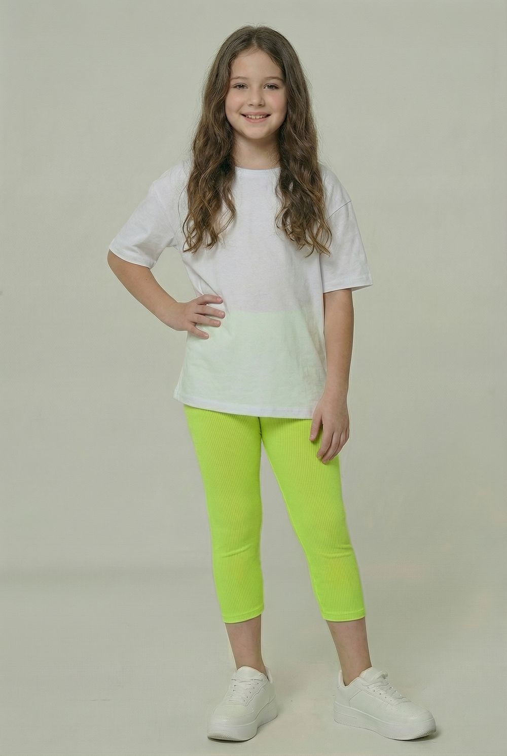 Бриджи 7376 детские - салатовый