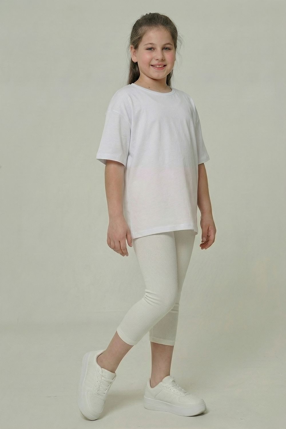 Бриджи 7376 детские - молочный