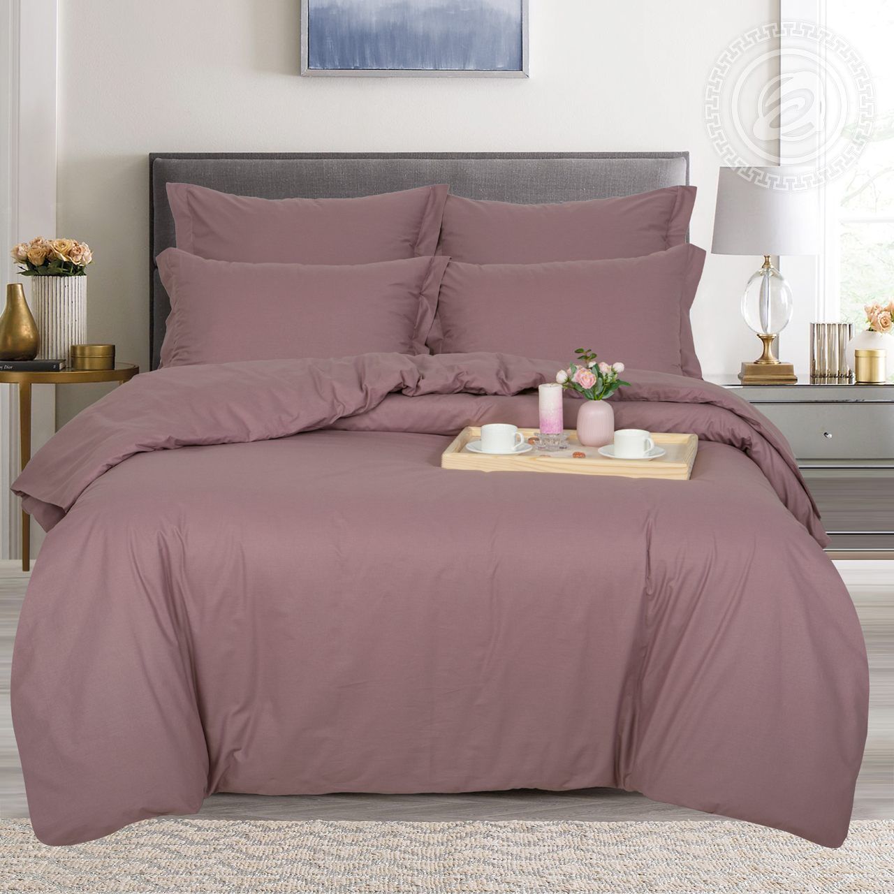 Дымчатая роза 980