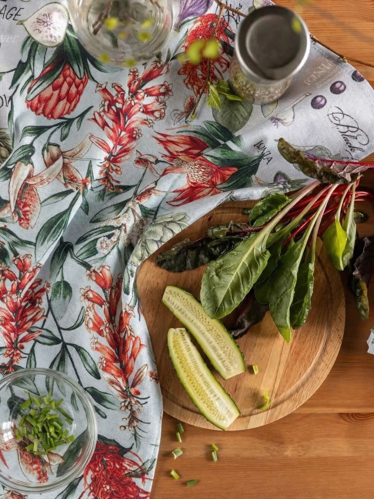 Полотенце вафельное рогожка "Флер" р.37*75