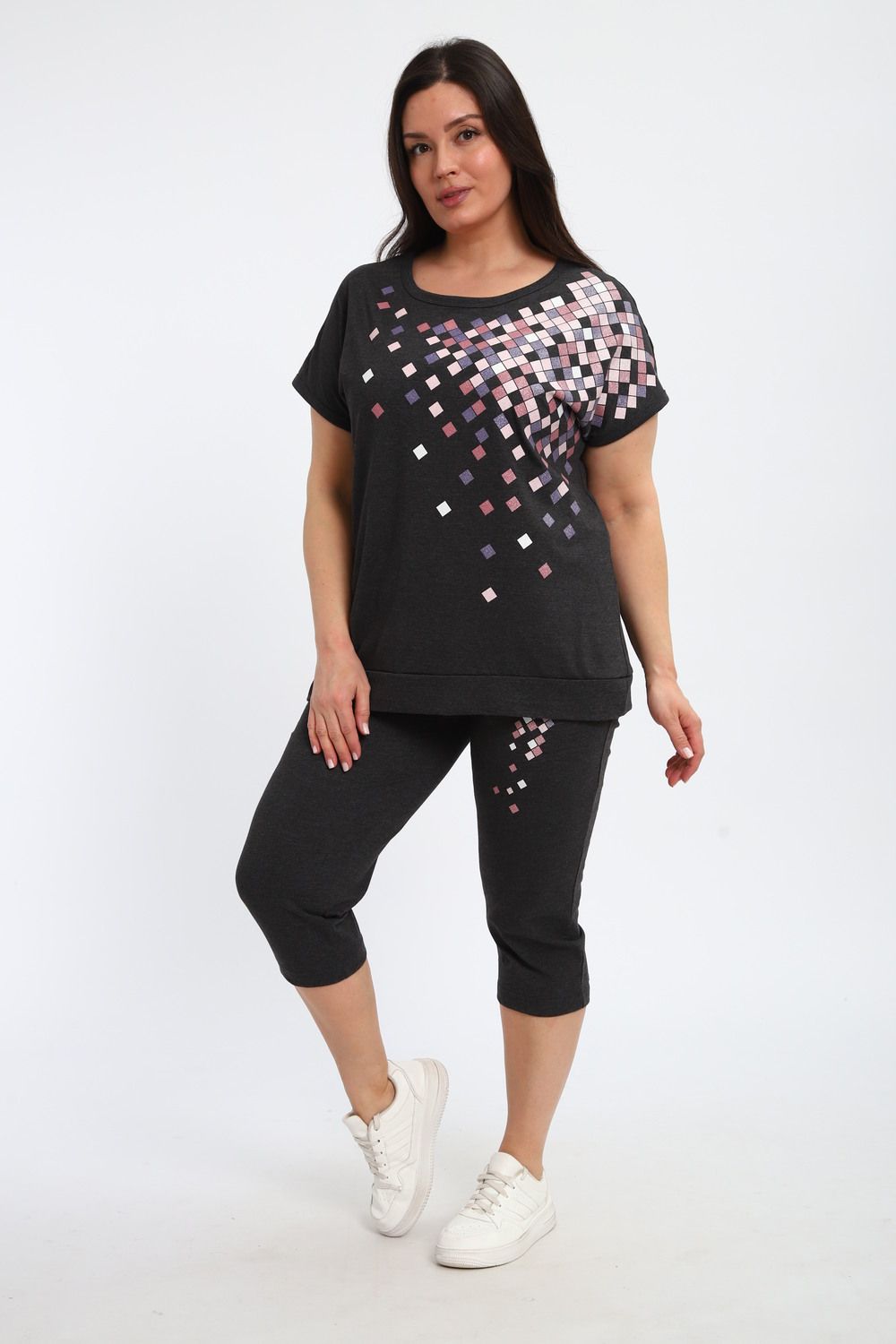 Костюм женский КБЖЖ0142А - графит