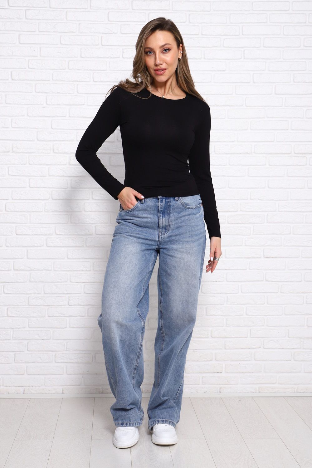 Футболка женская ФЖ081 - черный