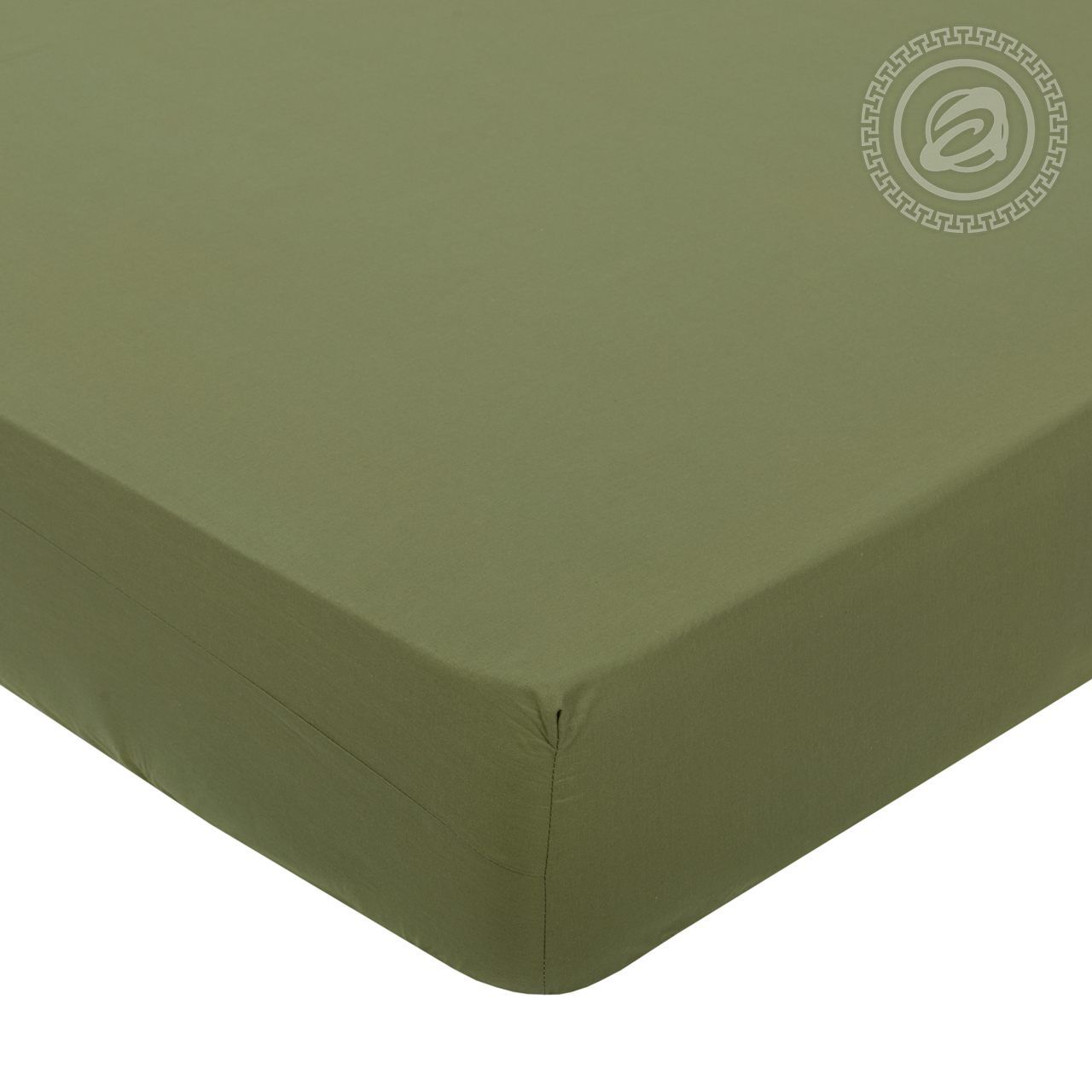 Простыня на резинке Олива 986