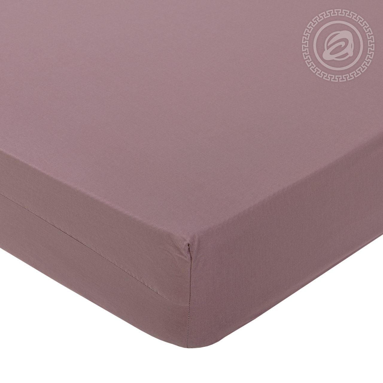 Простыня на резинке Дымчатая роза 986