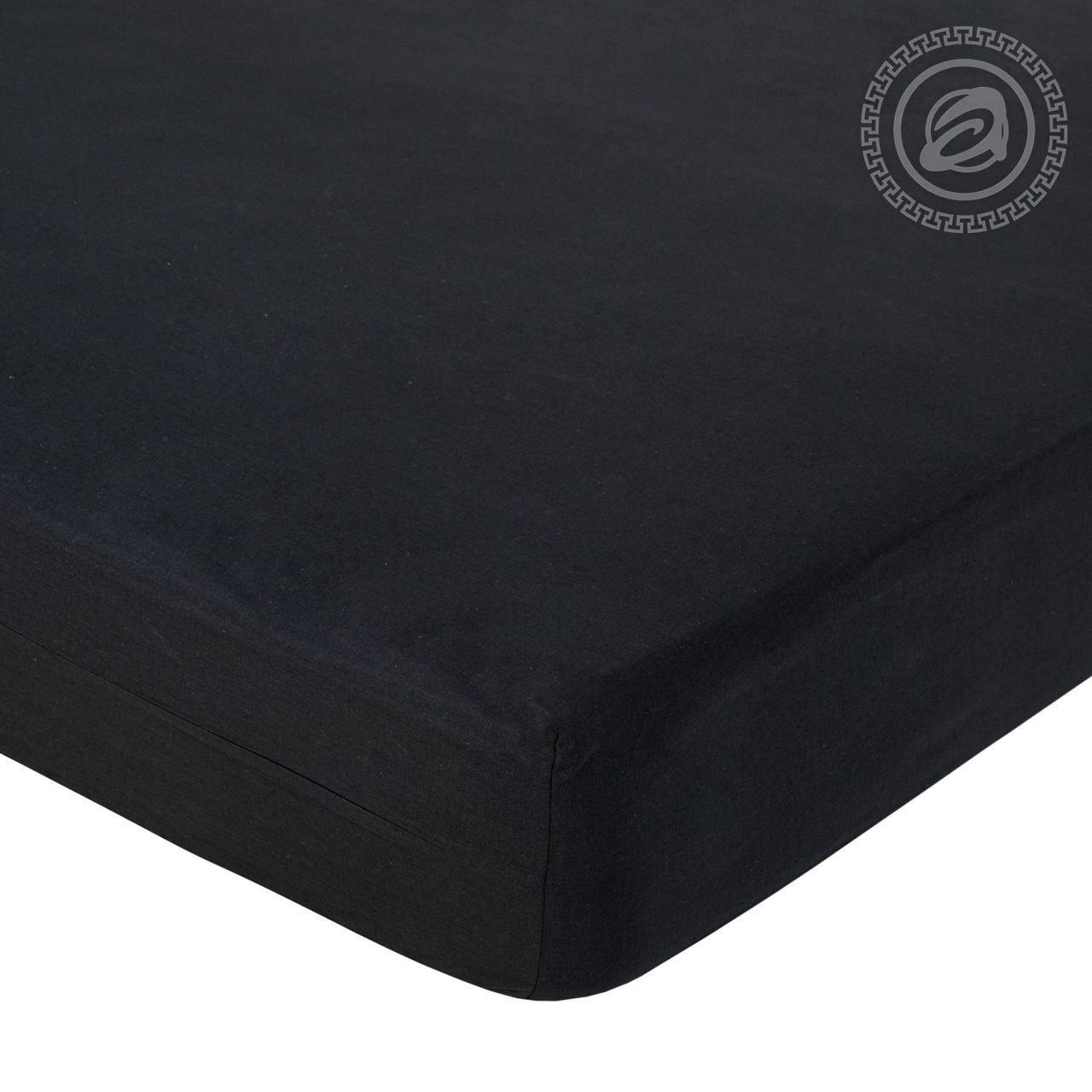 Простыня на резинке Черный 986