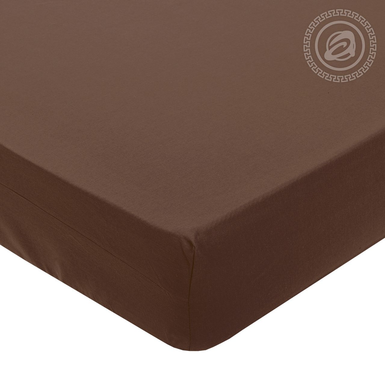 Простыня на резинке Шоколад 986