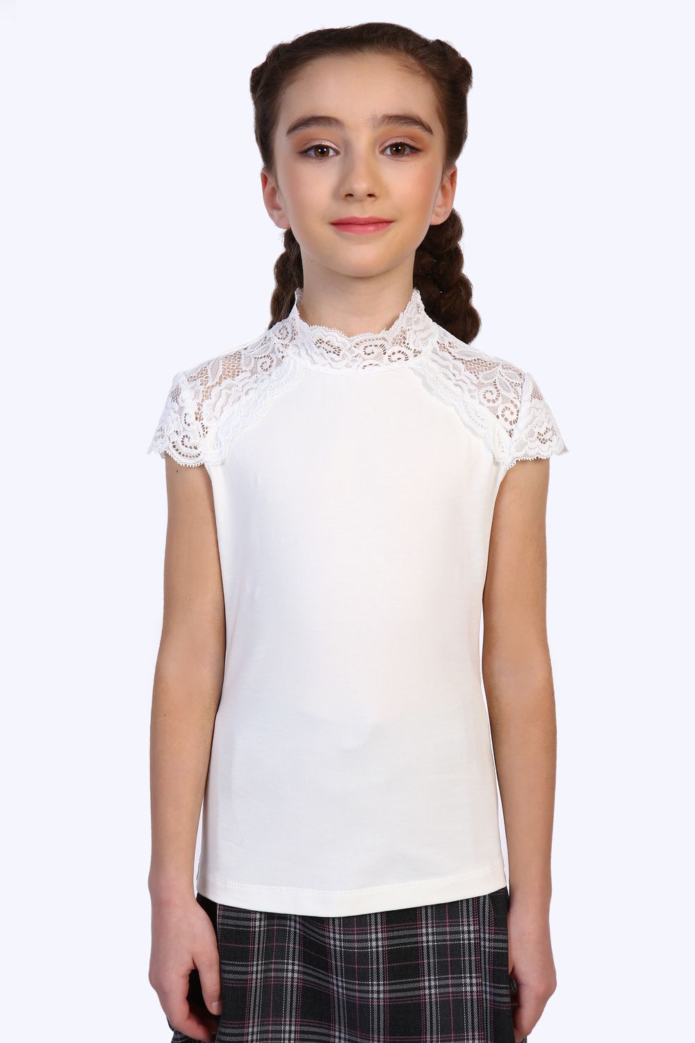 Блузка для девочки "Стелла Арт. 13124 - крем