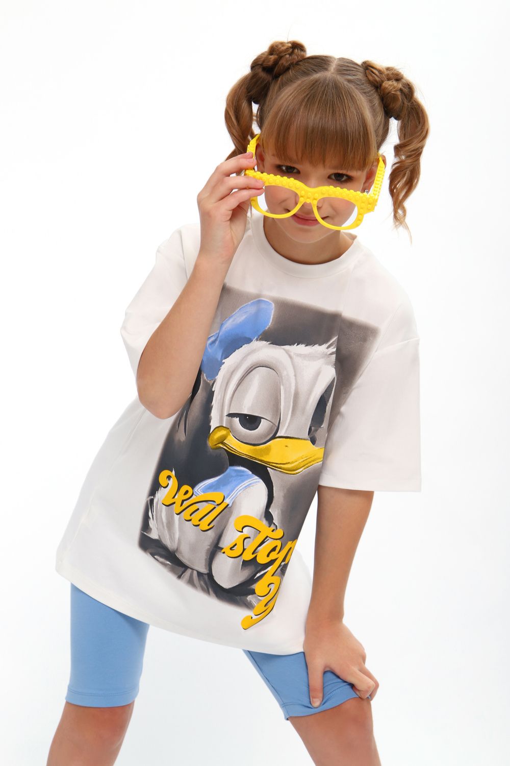 Пижама для девочки "Морячка" арт. КД-001-2 - крем