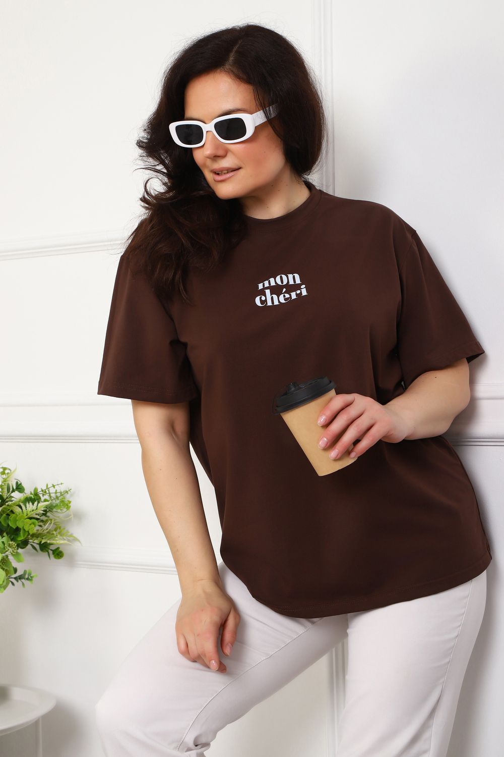 Туника женская 88555 - коричневый