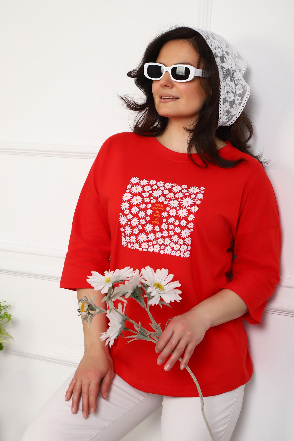 Туника женская 88551 - красный