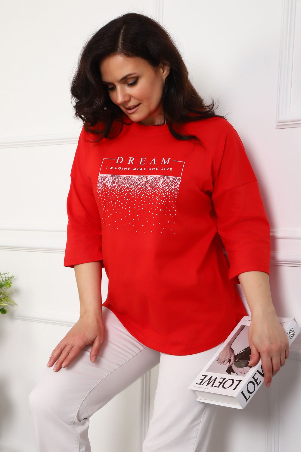 Туника женская 88550 - красный
