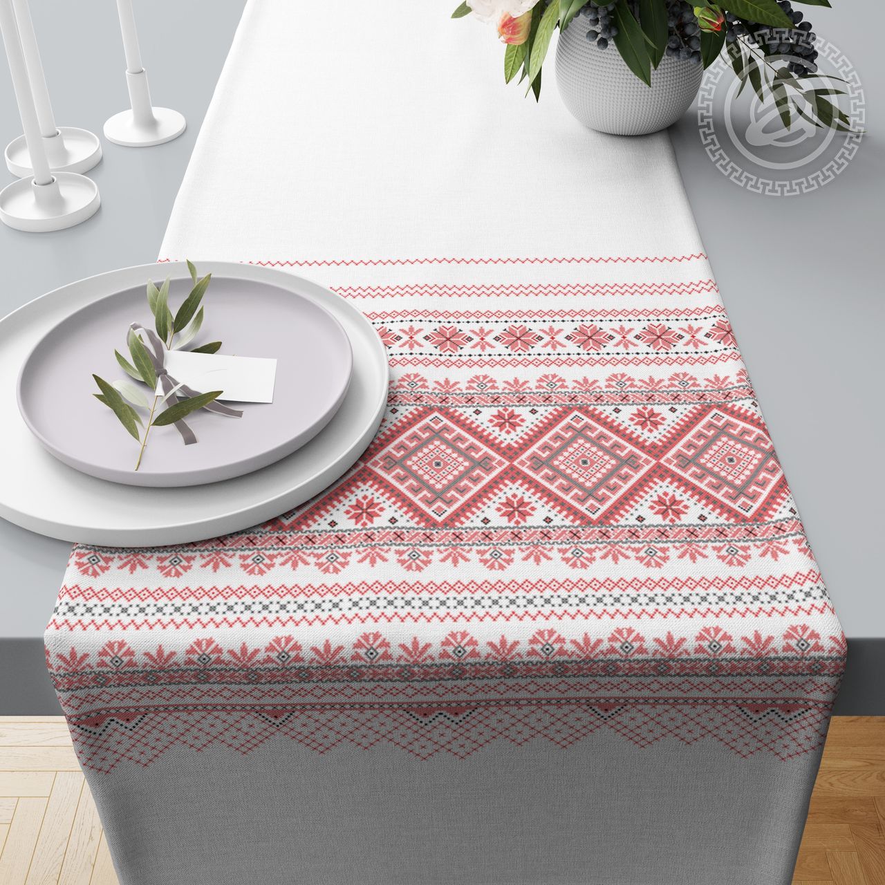 Скатерть-дорожка Каравай СБ.050.145