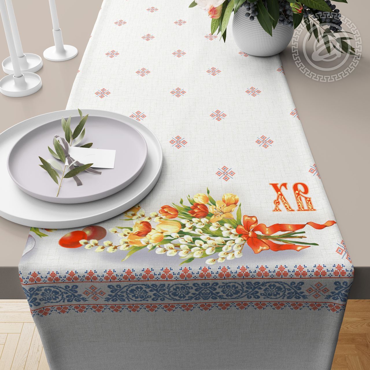 Скатерть-дорожка Воскресение СБ.050.145
