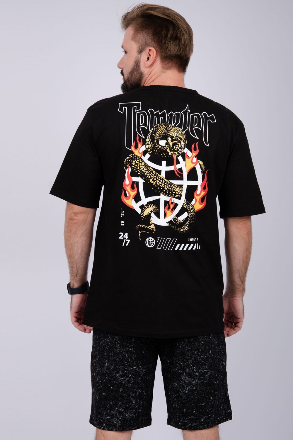 Крайт костюм мужской - черный