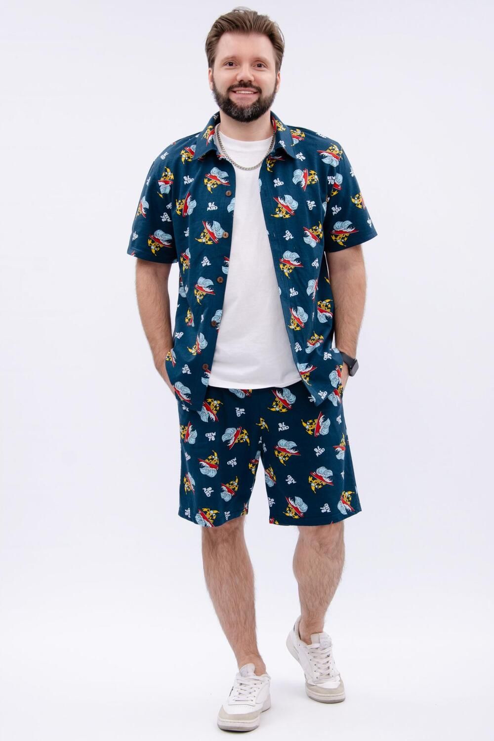 Бриони костюм мужской - петроль