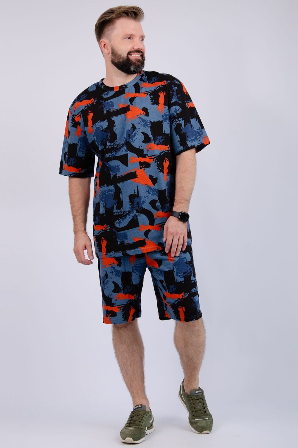 Харди костюм мужской - индиго