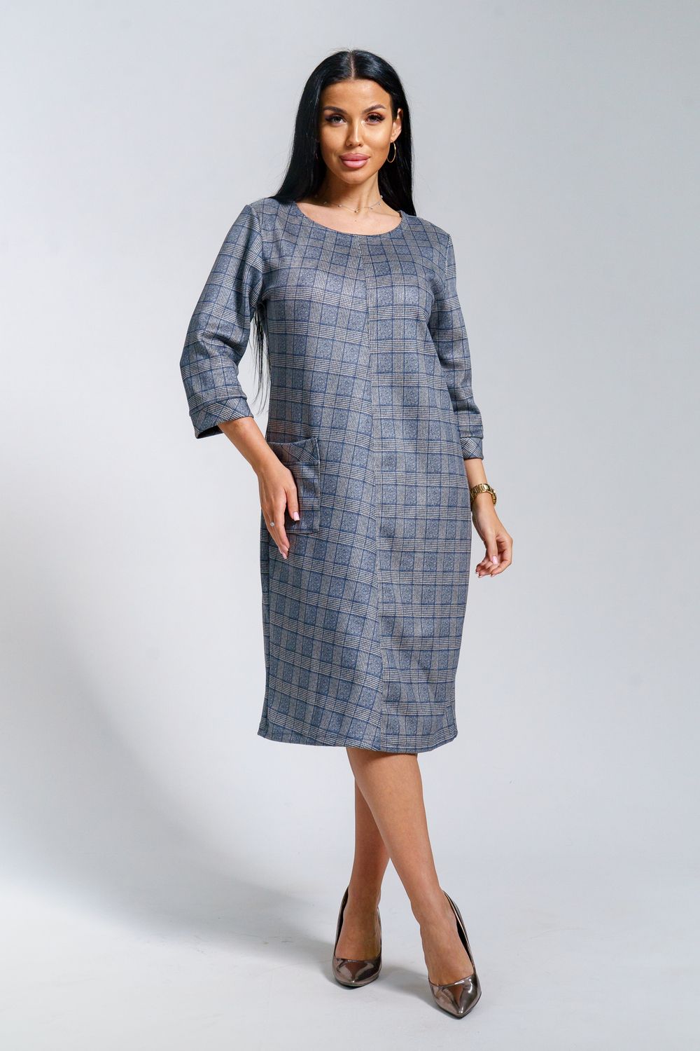 Платье Регина - серый