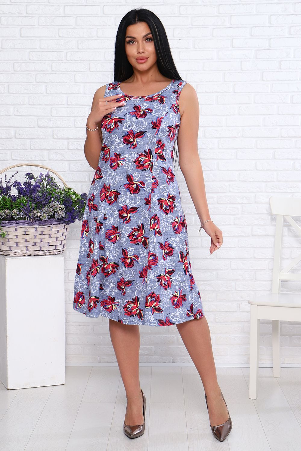 Сарафан Лето - цветы