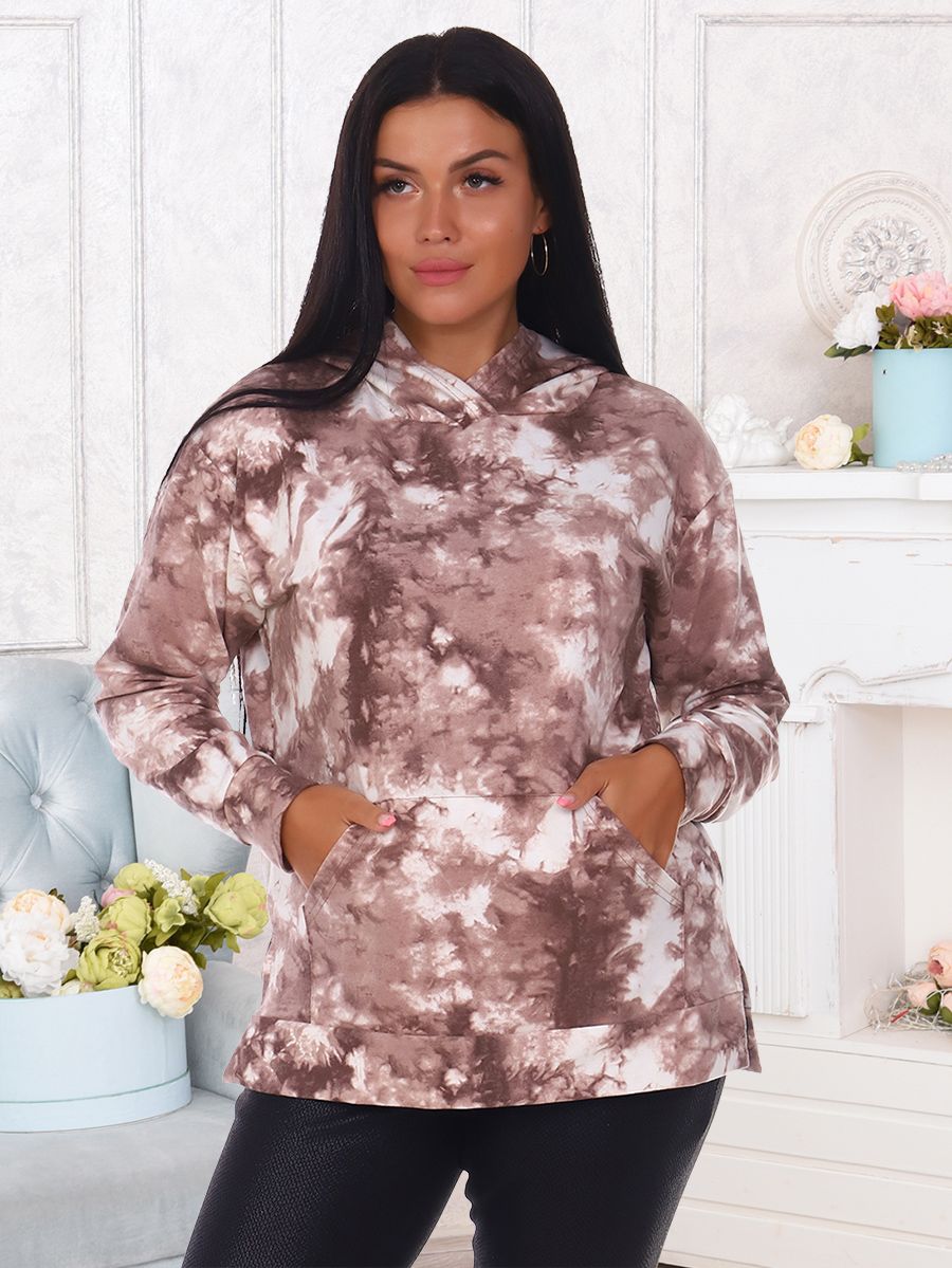 Толстовка Диско - кофе