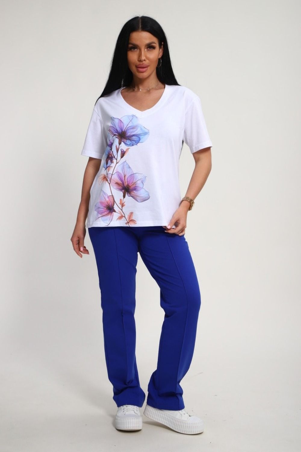 Костюм 19138 - васильковый