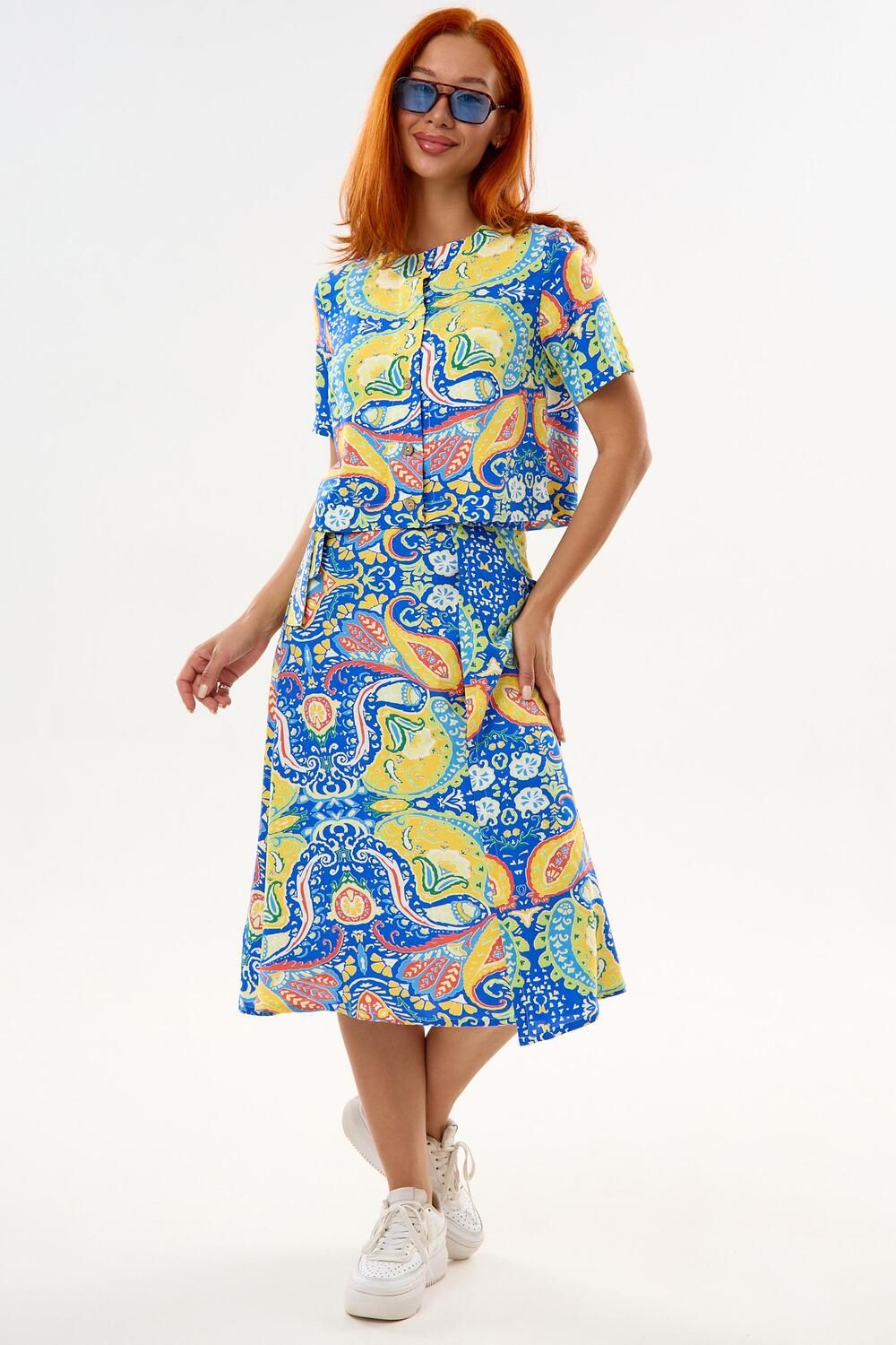 Костюм женский Мариэль - голубой