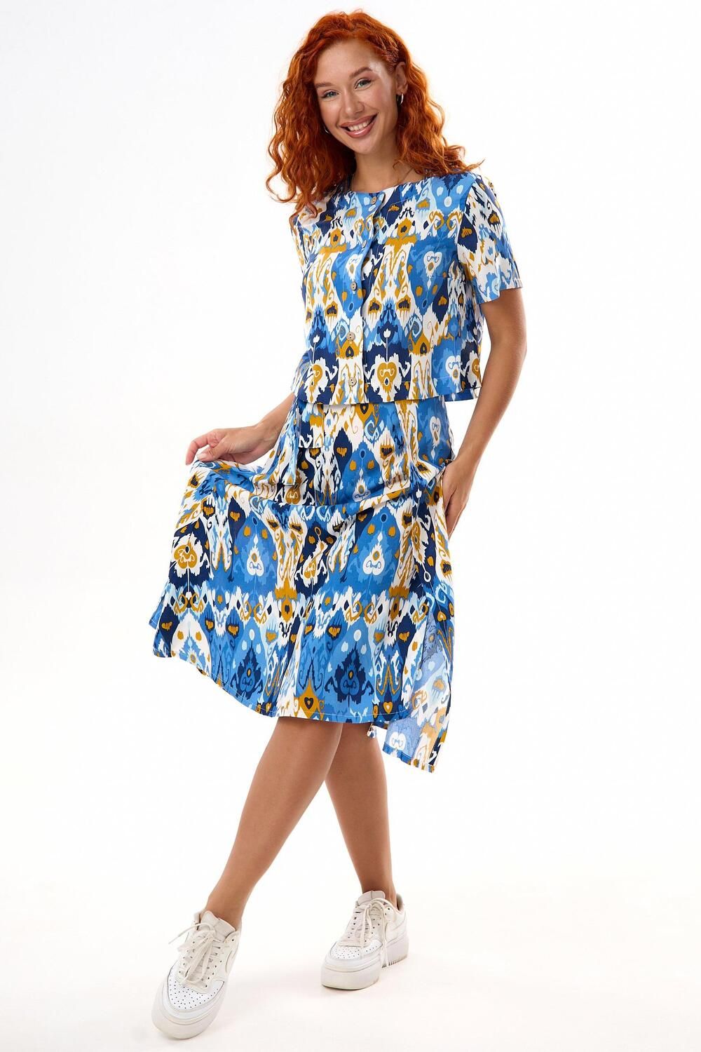 Костюм женский Мариэль - синий