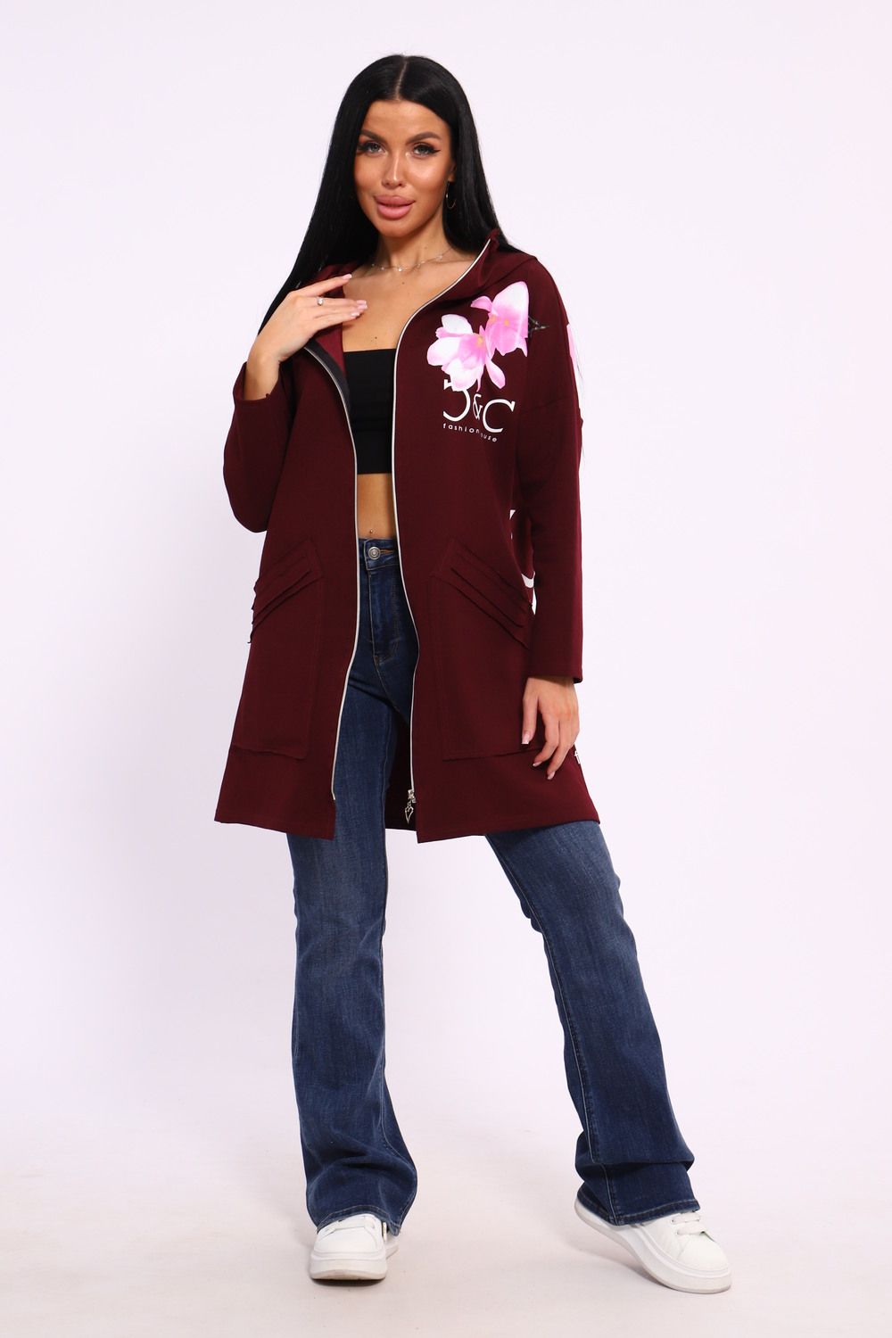 Туника М-4 - бордовый