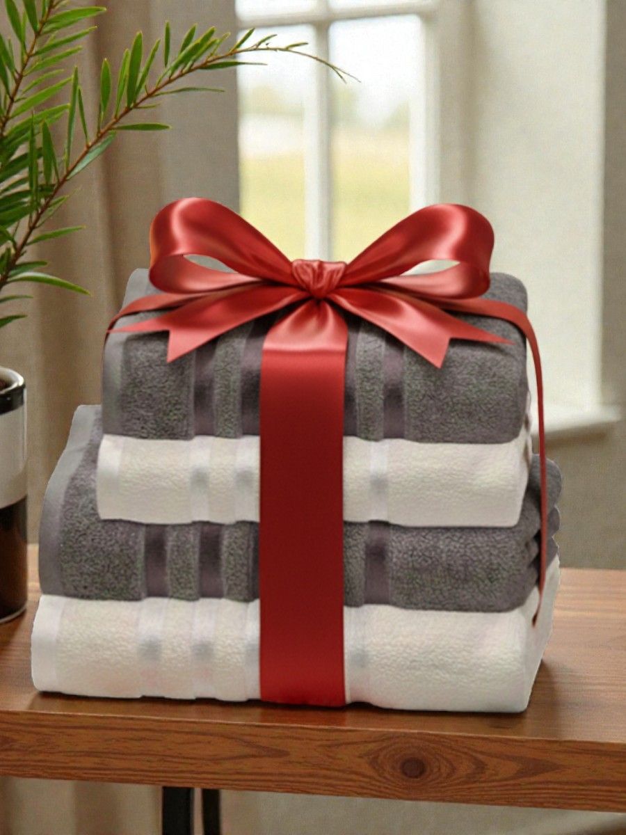 Набор махровых полотенец Tampere 480 гр 100% хлопок  Tilkku Takki, TT-06/4-T-крем/беж