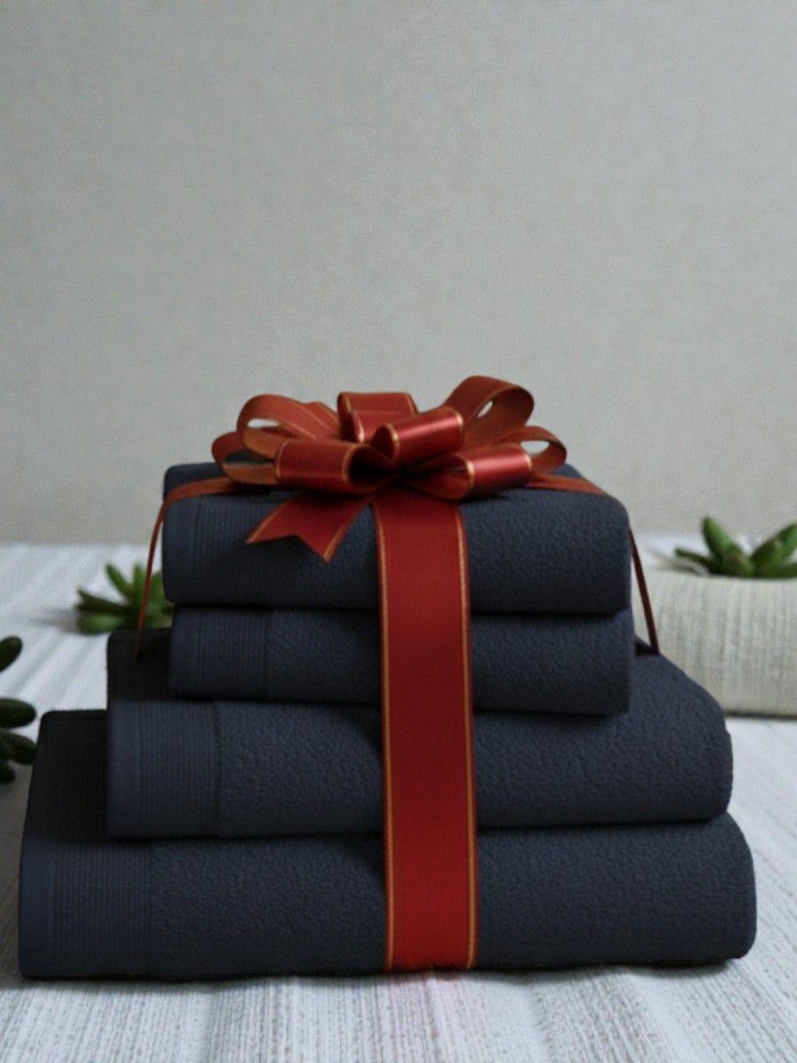 Набор махровых полотенец Sanpa 480 гр 100% хлопок Tilkku Takki, TT-06/4-S-серый