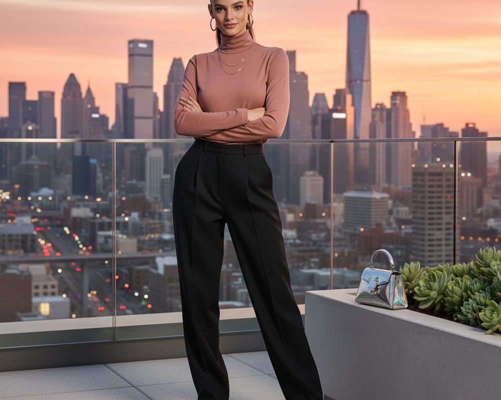 Водолазка женская арт. 2708 - коричневый