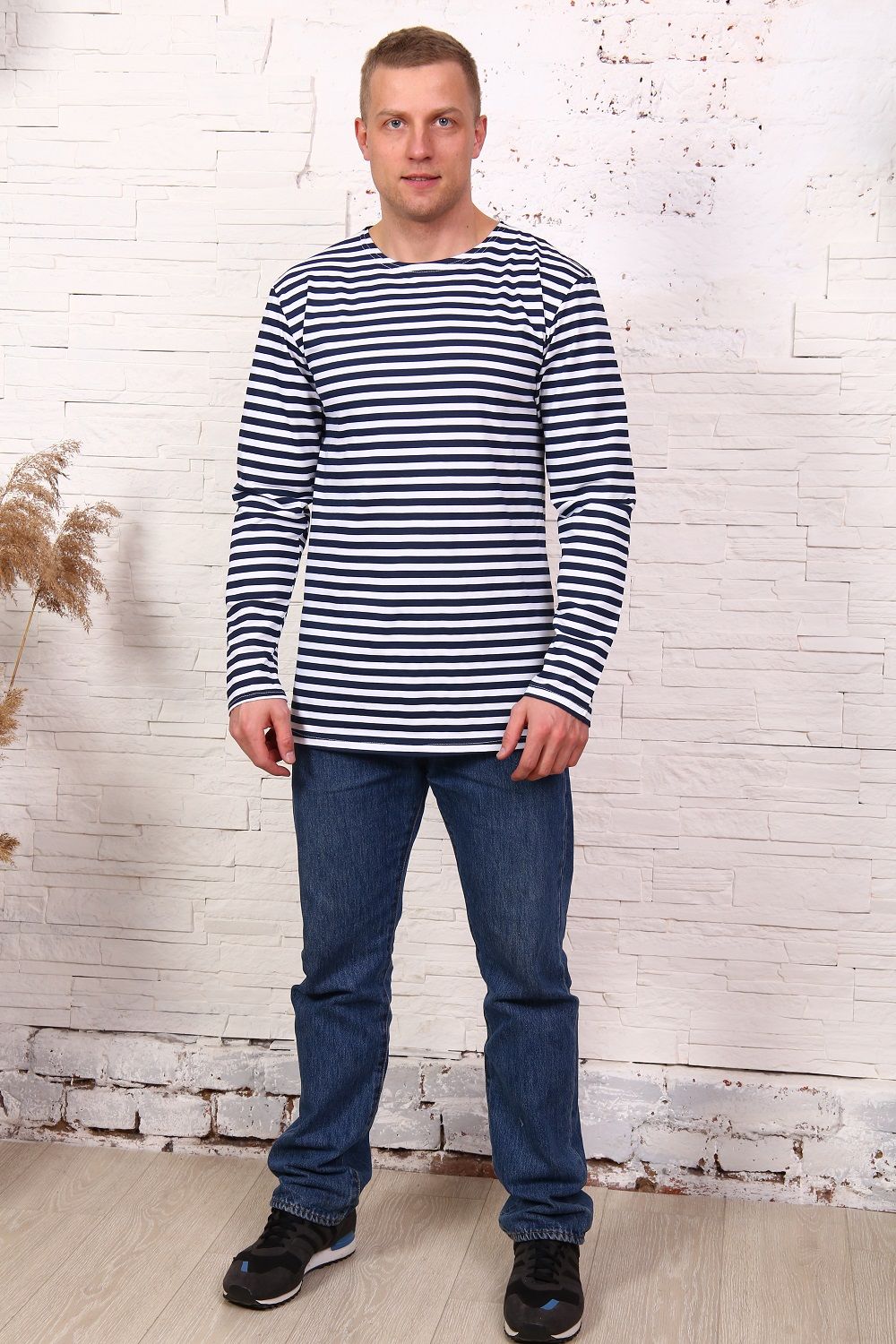 1122 Тельняшка мужская - синий