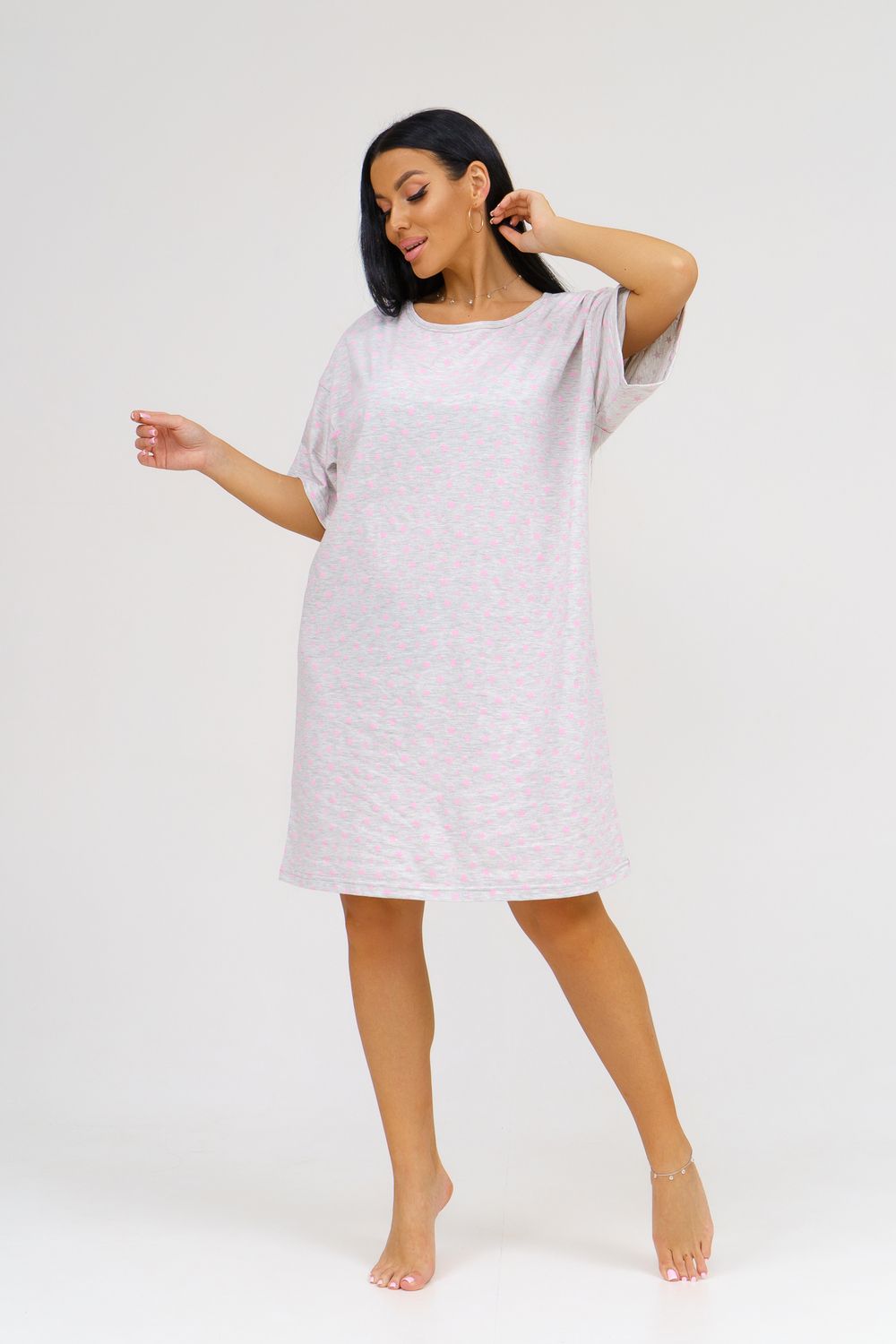 Сорочка ноч. Алина - звездочки