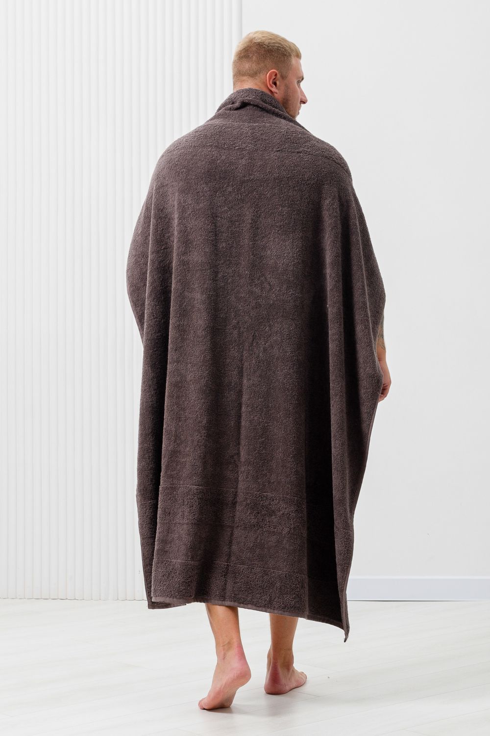 Полотенце махровое Модерн - шоколадный