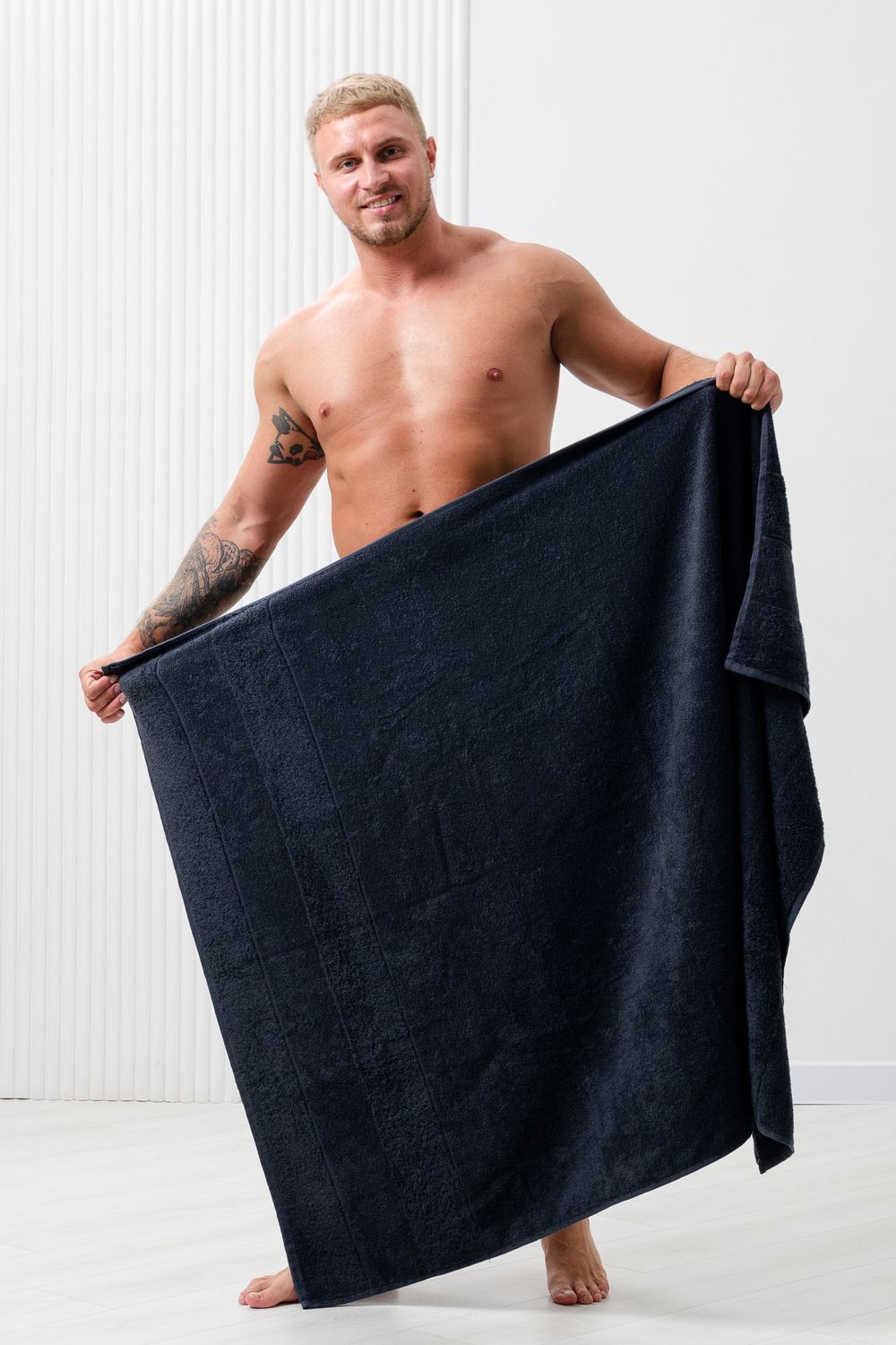 Полотенце махровое Модерн - графитовый