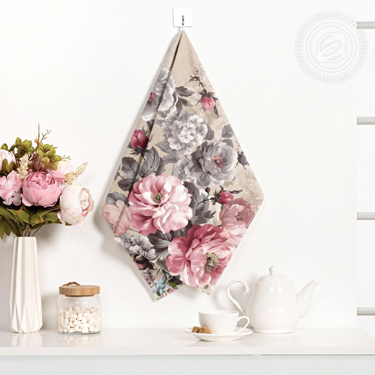 Полотенце кухонное из рогожки Розали пкр.50.70