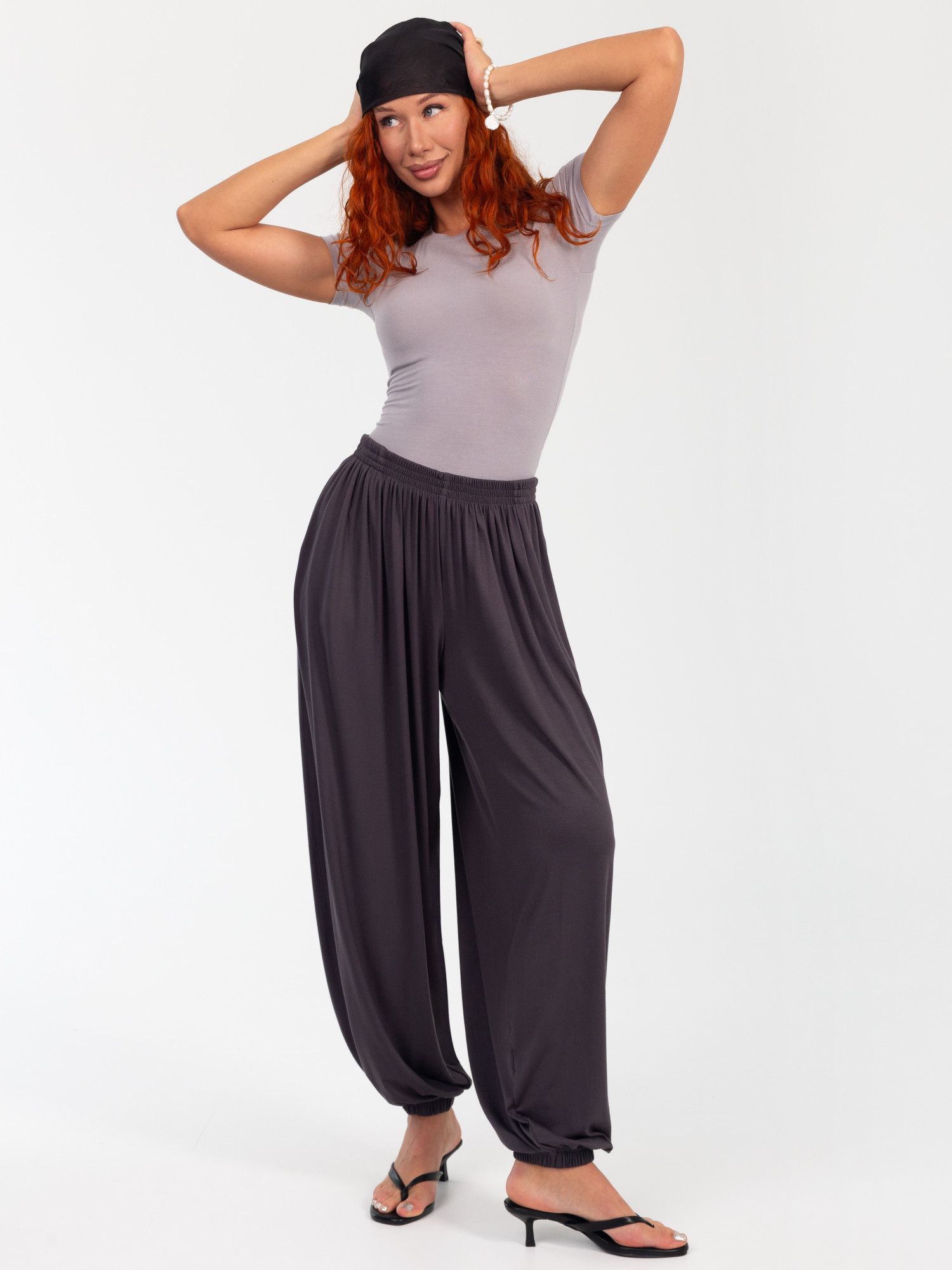 Брюки женские модал "АЛЛАДИНЫ" ГРАФИТ