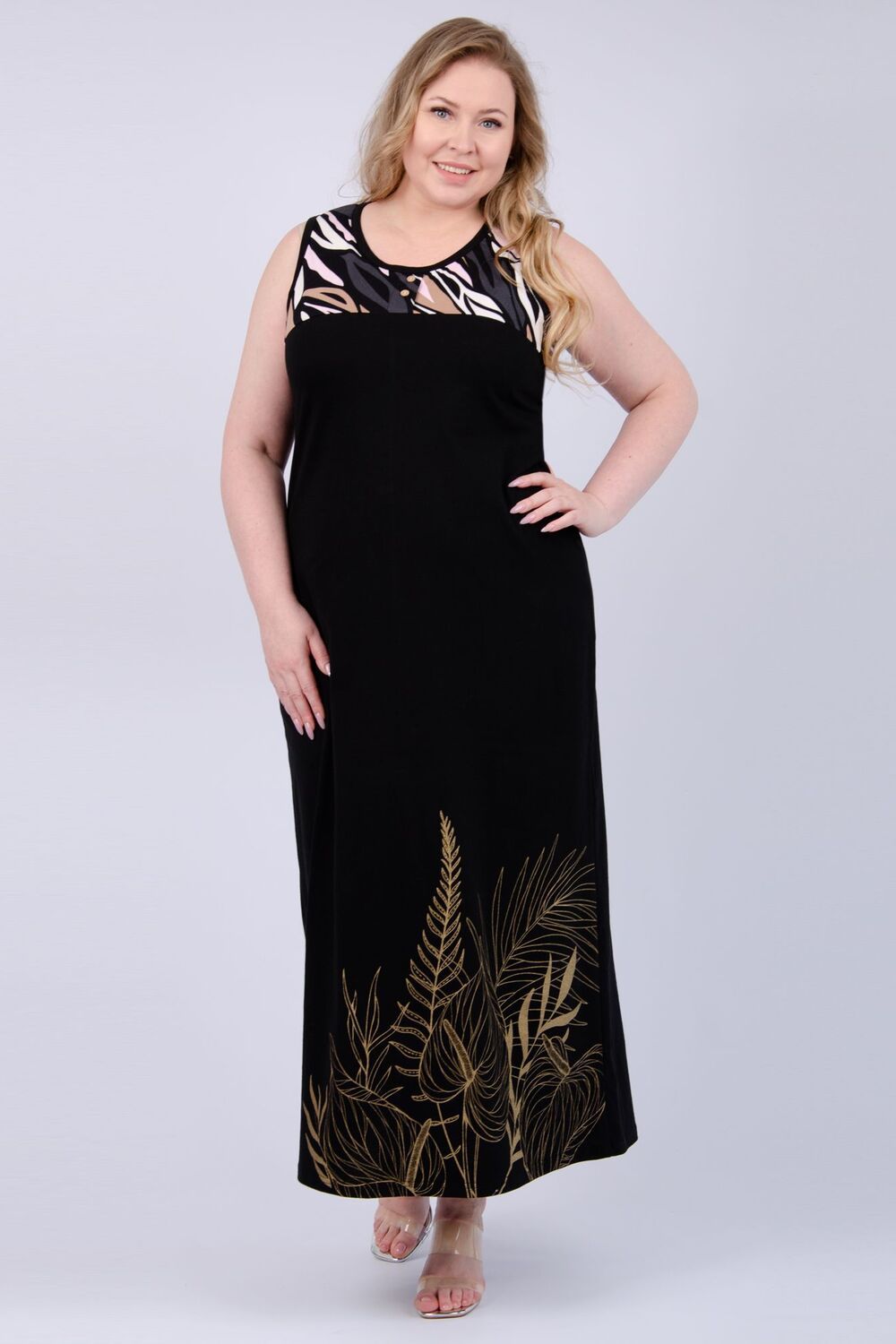 Лера сарафан женский - черный