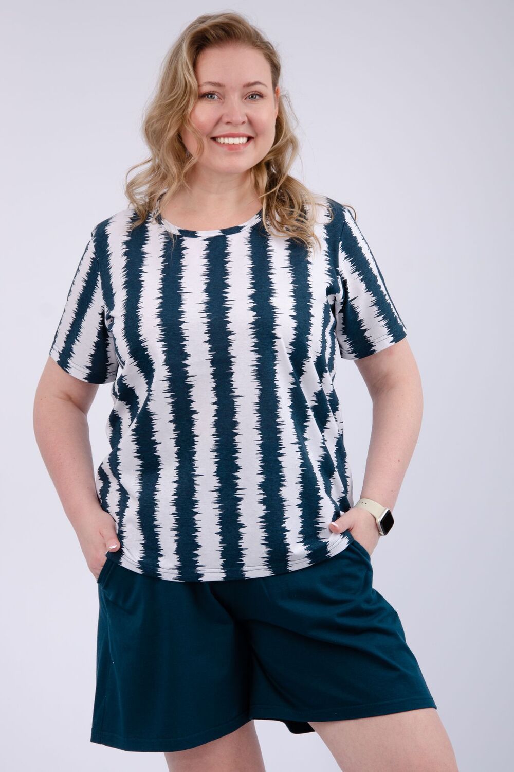 Николь костюм женский - изумруд