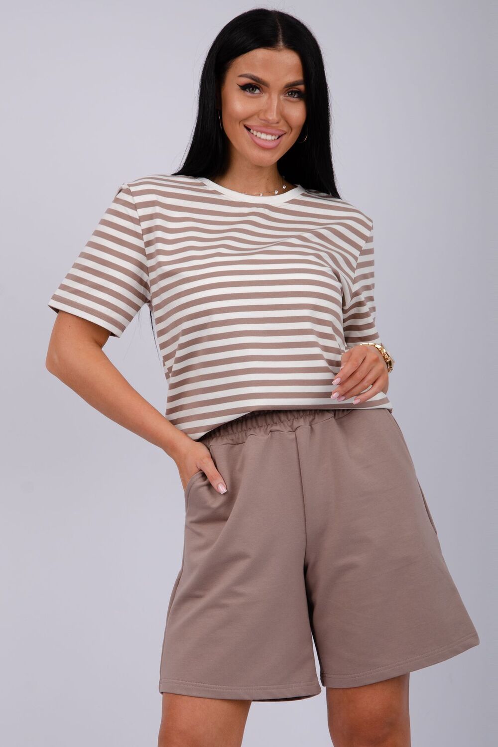 Океан костюм женский - бежевый