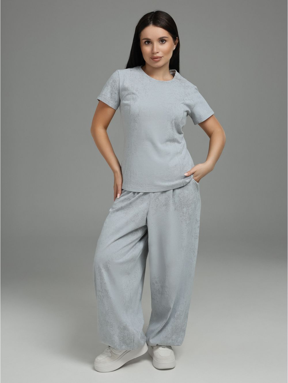 Очарование костюм женский (серый варенка)